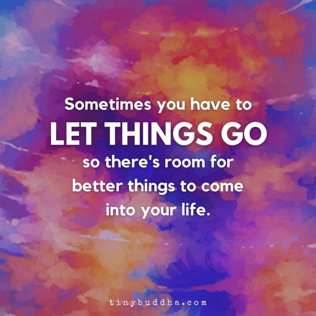 let things go